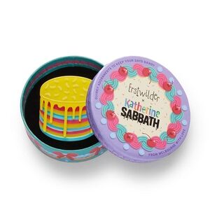 Erstwilder x Katherine Sabbath Rainbow Cake Brooch